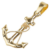 K18YG イエローゴールド アンカー イカリ モチーフ ペンダントトップ レディース 【中古】